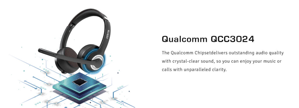 LIVEY 715BT Series wireless headset with Qualcomm QCC3024