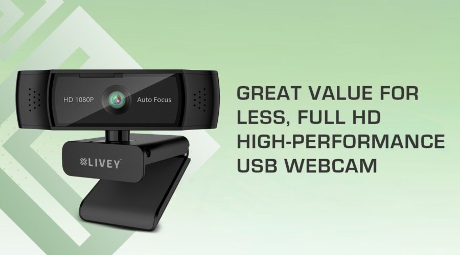 Enhance Your Visual Presence with LIVEY LT-WC17-AF Full HD Webcam - See the World in Stunning Clarity!
