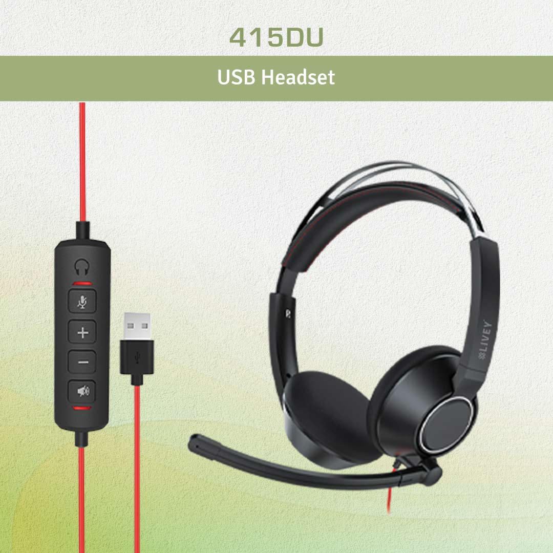 LIVEY 415DU Series USB headset